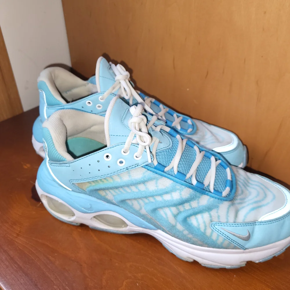 Nike Light Blue and White Sneakers